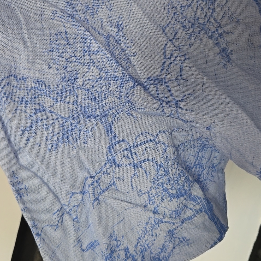Margaritaville Island Reserve Blue Patterned Men's Shirt - Picture 2 of 12